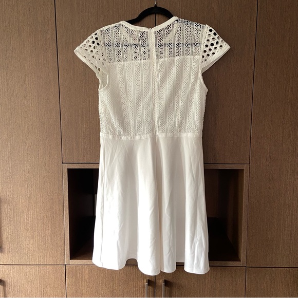 H&M white crotchet lace mini dress - Picture 6 of 6